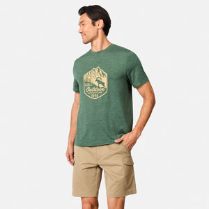 Men's Super Soft Microtech® Short Sleeve Graphic Crew Tee