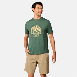 Men's Super Soft Microtech® Short Sleeve Graphic Crew Tee