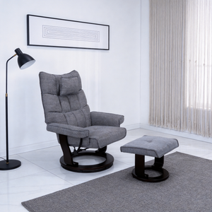 8-Point Massage Recliner with Ottoman
