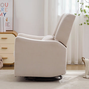 Wide Wingback Swivel Glider Rocker Recliner Chair