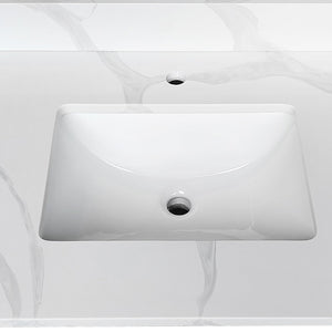 43-inch Quartz Bathroom Vanity Top with Undermount Single Bowl Sink