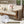 Outdoor L Shape 3pcs Acacia Wood Patio Sofa Set
