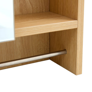 Bathroom Mirror Medicine Cabinet Wall Mounted With Shelves