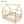 Full Size Floor Wooden Bed with House Roof Frame