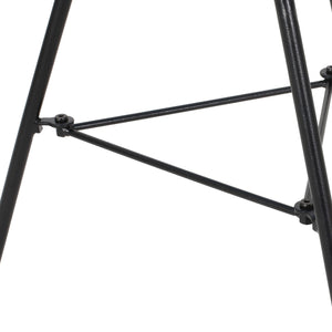 Nusa Modern Rattan Side Table With Tempered Glass Top