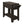 Accent Side Table with Storage and Built-In Lamp