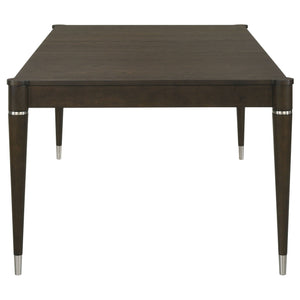 Blakely - 7 Piece Rectangular Dining Set With Extendable Table Upholstered Chairs - Ash Brown