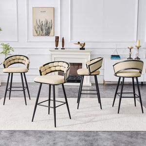 Bar Stools, Kitchen Island Counter Height Stools (Set of 2)