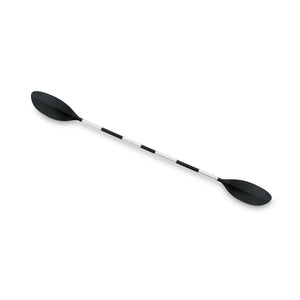 Intex 69629E 86" Lightweight Aluminum Double Oar Inflatable Kayak Paddle, Black