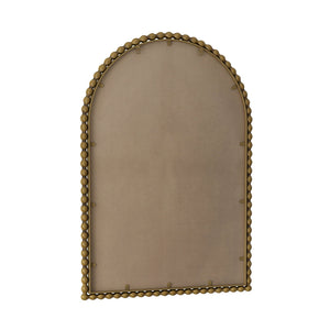 Vintage Iron Art Arch Mirror, Wall Hanging Or Table Display