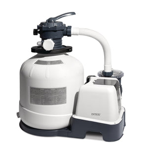Intex 2,650 GPH 16" Krystal Clear Saltwater System and Sand Filter Pump