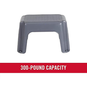 Rubbermaid Durable Plastic Step Stool w/ 250-LB Weight Capacity, Gray (3 Pack)
