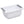 Sterilite Small Stacking Storage Basket with Comfort Grip Handles, 8 Pack, White