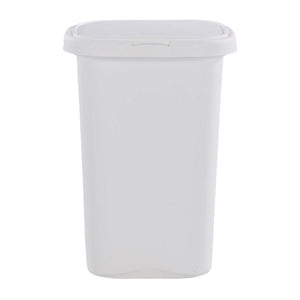 Rubbermaid 13.25 Gallon Rectangular Spring-Top Lid Wastebasket Trash Can, 2 Pack