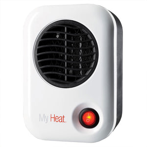 Lasko 101 MyHeat Portable Personal Electric 200W Ceramic Space Heater, White - TRAPSKI