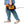 Heavy Duty 12V Air Compressor, Tire Inflator With Pressure Gauge, Compact Size - Black / Orange