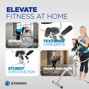 Stamina Inversion Traction Control System, Spine Decompression Workout Machine