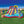 Banzai Twin Falls Kids Giant Outdoor Inflatable Dual Water Slide Splash Park Toy