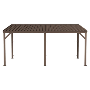 10'x16' Hardtop Lean-To Gazebo with Gutters