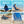 Ostrich South Beach Chair, Portable Outdoor Camping Pool Tanning Recliner, Blue
