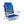 Ostrich South Beach Chair, Portable Outdoor Camping Pool Tanning Recliner, Blue