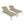 Ostrich Princeton Outdoor Chaise Lounge Pool Beach Patio Chair, Tan, 2 Pack