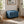 Navy Tufted Ottoman