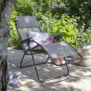 Lafuma R-Clip Batyline Iso Relaxation Zero Gravity Outdoor Lounge Recliner Ocean