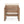 Set of 2 Outdoor Acacia Wood Patio Club Chairs with Beige Cushions