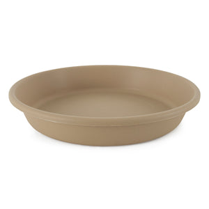 The HC Companies 21 Inch Planter Saucer for Classic Pots, Sandstone, 6 Pack