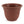 Listo SRA13001P05 13-Inch Round Outdoor Plastic Sierra Planter, Rustic Redstone