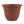 Listo SRA13001P05 13-Inch Round Outdoor Plastic Sierra Planter, Rustic Redstone