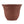 Listo SRA13001P05 13-Inch Round Outdoor Plastic Sierra Planter, Rustic Redstone