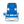 Ostrich The Heavy-Duty Backpacker Portable Reclining Beach Camping Chair, Blue