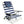 Ostrich The Lightweight Backpacker Portable Reclining Beach Camping Chair Stripe - TRAPSKI