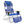 Ostrich The Altitude 3N1 High Back Outdoor Beach Lounge Chair w/Footrest, Blue
