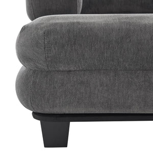 Oversized Chaise Lounge Sofa Bed with Deep Seat and Layered Armrests