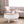 Round Coffee Table With Storage - White / Light Oak