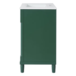 Bathroom Vanity With Sink, Freestanding Storage Cabinet & 2 Drawers And Soft Closing Door, Solid Legs, Frame, Basin,