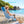 Ostrich The Altitude 3N1 High Back Outdoor Beach Lounge Chair w/Footrest, Stripe
