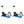 Razor High Torque Motorized Drifting Crazy Cart with Drift Bar, Blue (2 Pack) - TRAPSKI