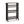 Slim 4 Tier Rolling Utility Cart With Wheels, Narrow Kitchen Storage Trolley - Brown / Black