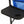 Kamp-Rite Director Portable Lounge Arm Chair with Side Table, Blue (2 Pack)