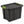 Sterilite Tuff1 Latching 18 gal Stacking Plastic Storage Box with Lid, (6 Pack)