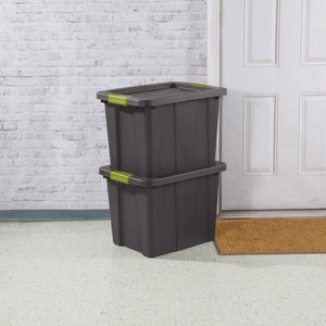 Sterilite Tuff1 Latching 18 Gallon Plastic Storage Container & Lid (18 Pack)