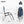 Lafuma LFM3118-8547 Futura Gravity Outdoor Lounge Recliner, Ocean Blue