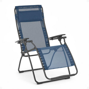 Lafuma LFM3118-8547 Futura Gravity Outdoor Lounge Recliner, Ocean Blue