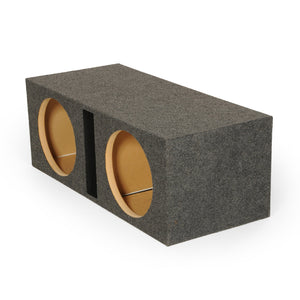 Q Power QBASS Dual 10 Inch Heavy Duty Car Audio Subwoofer Enclosure Box