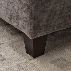 Chenille Upholstered L-Shape Sectional Couch