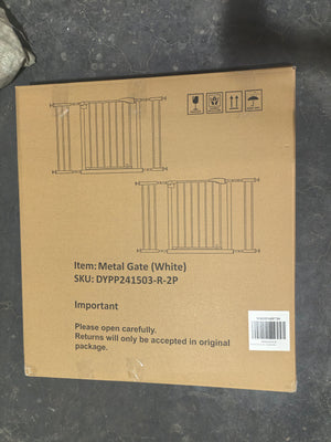2 Pack 29.5-44.1" Wide Baby Gate for Stairs and Doorways